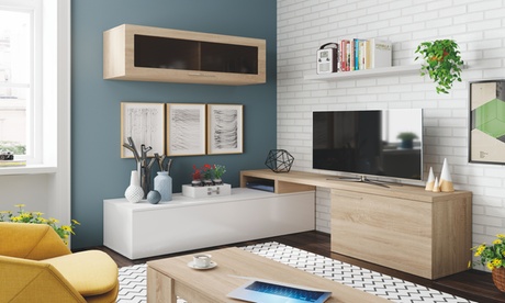 Parete soggiorno disponibili in 2 modelli e 3 colori