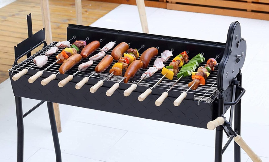 Image 5: Outsunny Rotisserie BBQ Grills