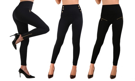 Leggings a vita alta  disponibile in 2 modelli e 4 taglie