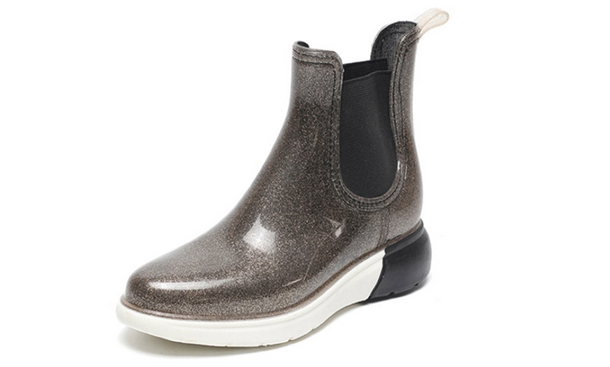 Image 8: Glitter Waterproof Ankle Boots