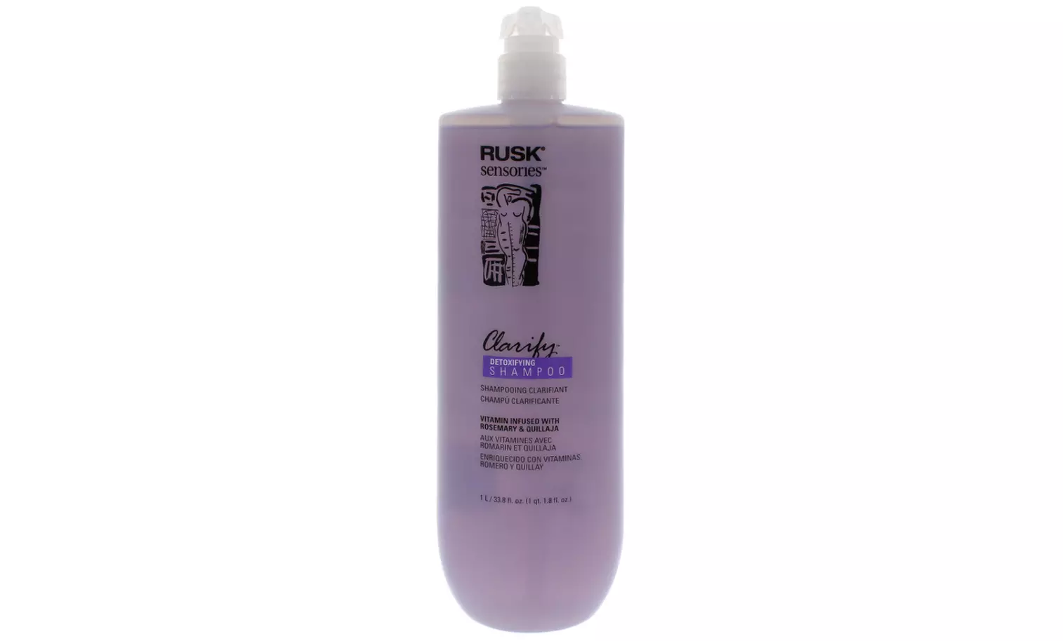Rusk Sensories Clarify Rosemary and Quillaja Detoxifying Shampoo - Primary Image