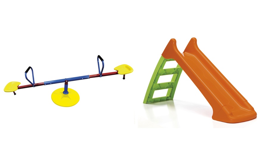 Image 1: Paradiso My First Slide or Metal See-Saw 