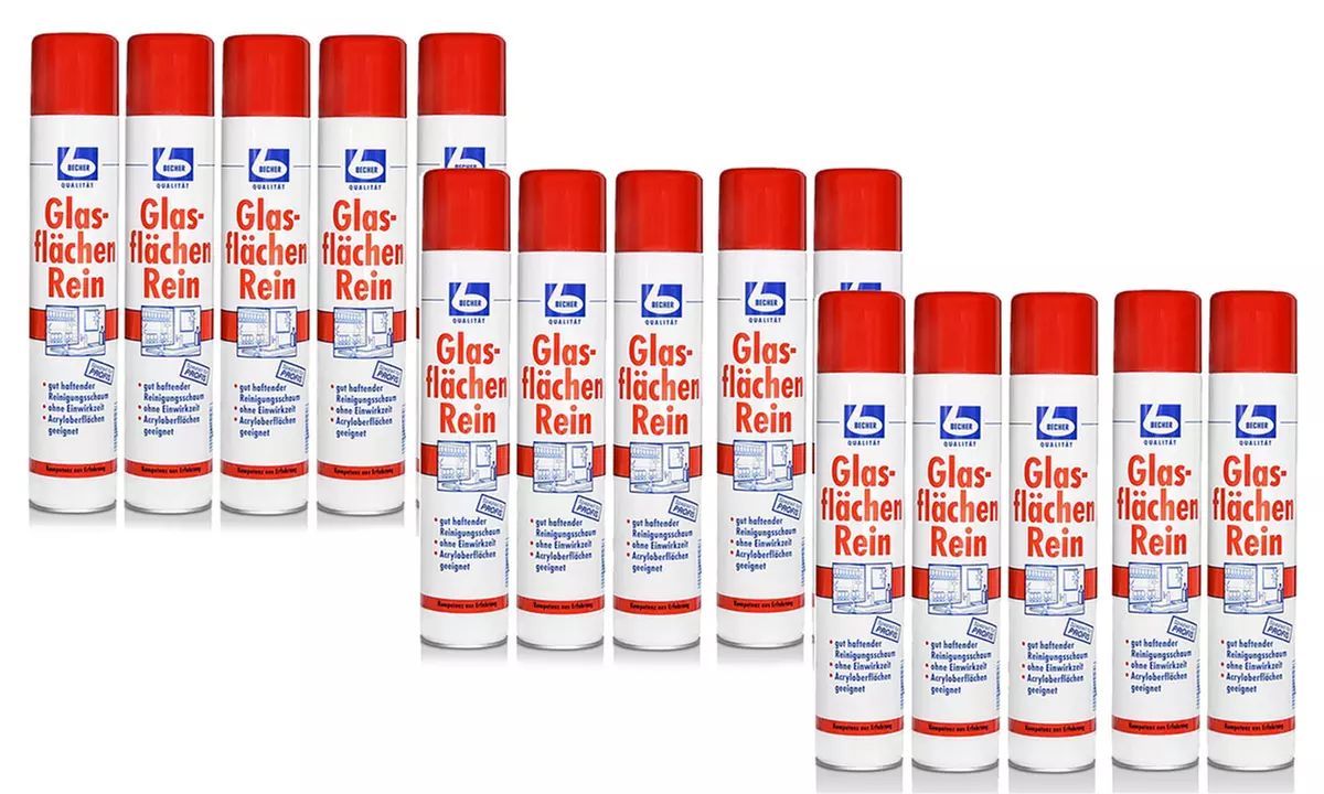 15er- oder 30er-Set Dr. Becher Glasflächen Reinigungsschaum - Primary Image