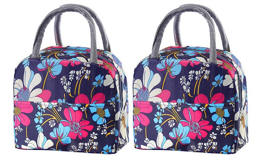 Image 14: One or Two Insulated Cooler Lunch Bags