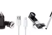 1 ou 2 supports de smartphones et GPS pour voiture , câble chargeur, allume-cigare et stylet. Livraison gratuite - Second Medium