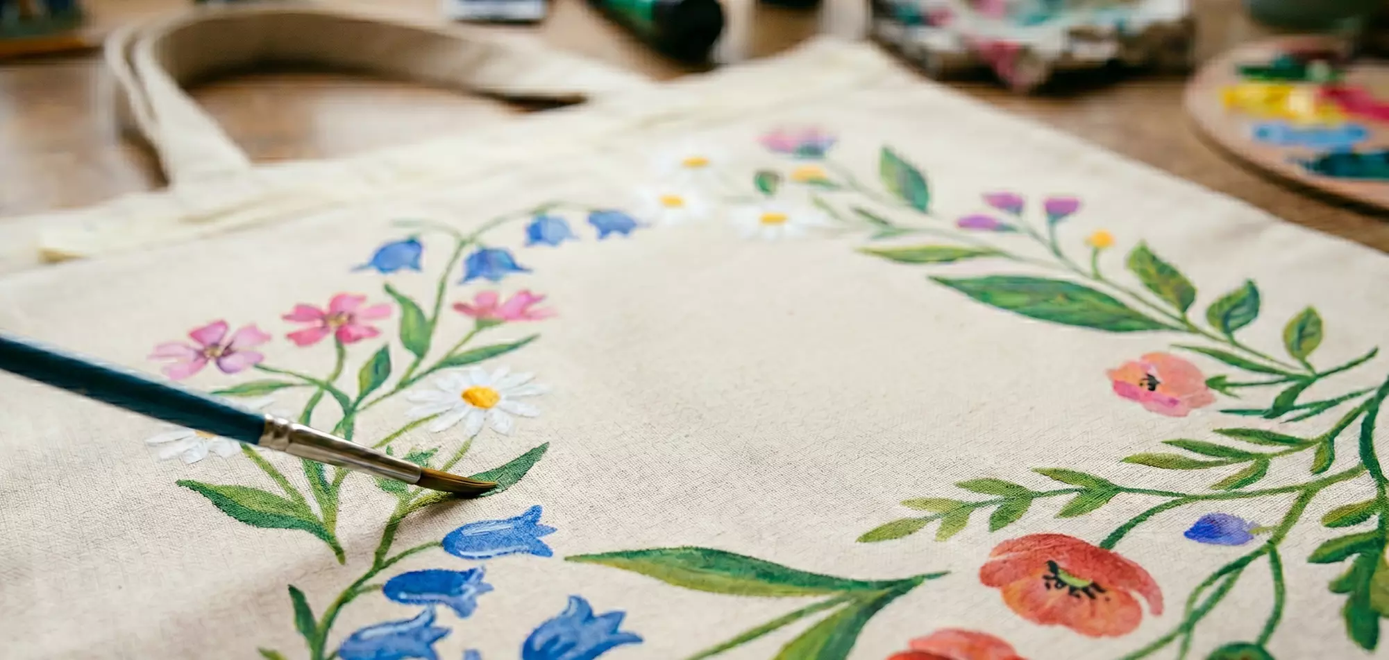 3 Hour Shared Painting Project for 2 or Canvas Tote Bag Session