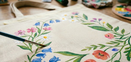 Mother's day- Three hour Painting: Canvas Tote bag - Liz Art and Events