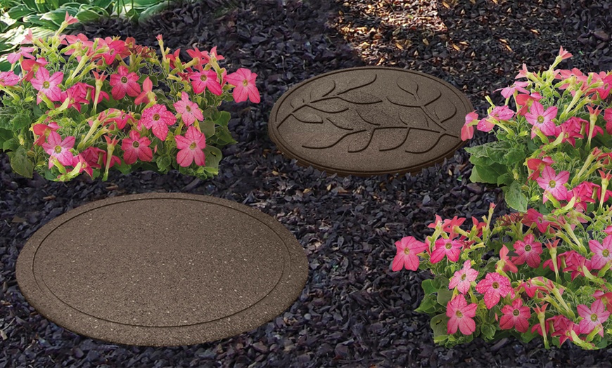 Image 9: One, Two or Four Reversible Eco-Friendly Garden Stepping Stones