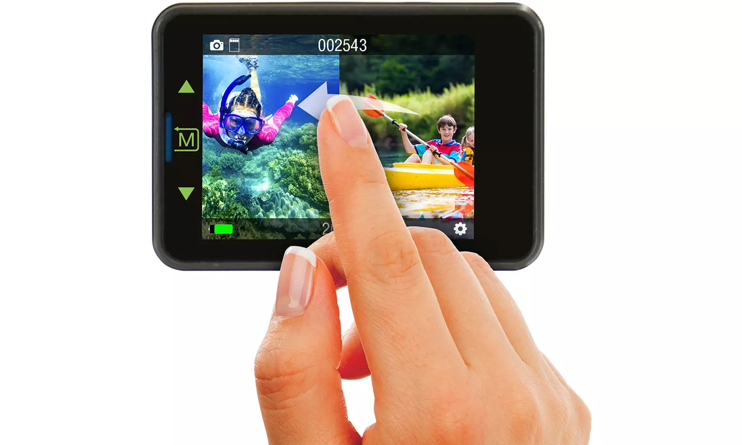 ActionPro-X Stealth Edition Wifi 1080P Sports Camera with Touch Screen & Accessories - Second Medium