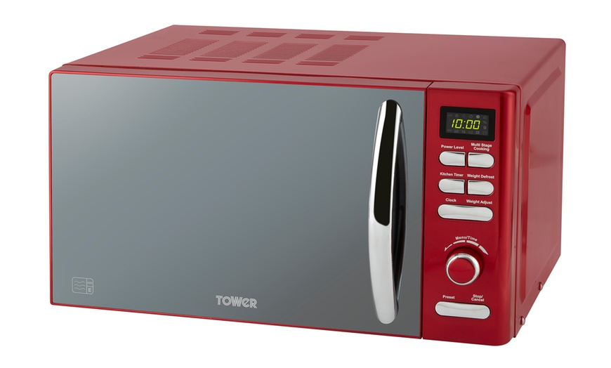 Image 42: Tower Microwave, Kettle and Toaster