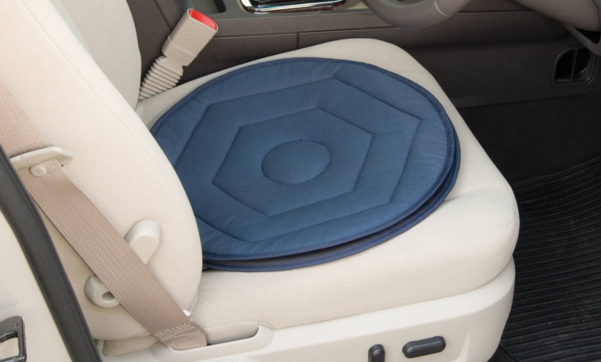 Image 1: Swivel Car Seat Cushion