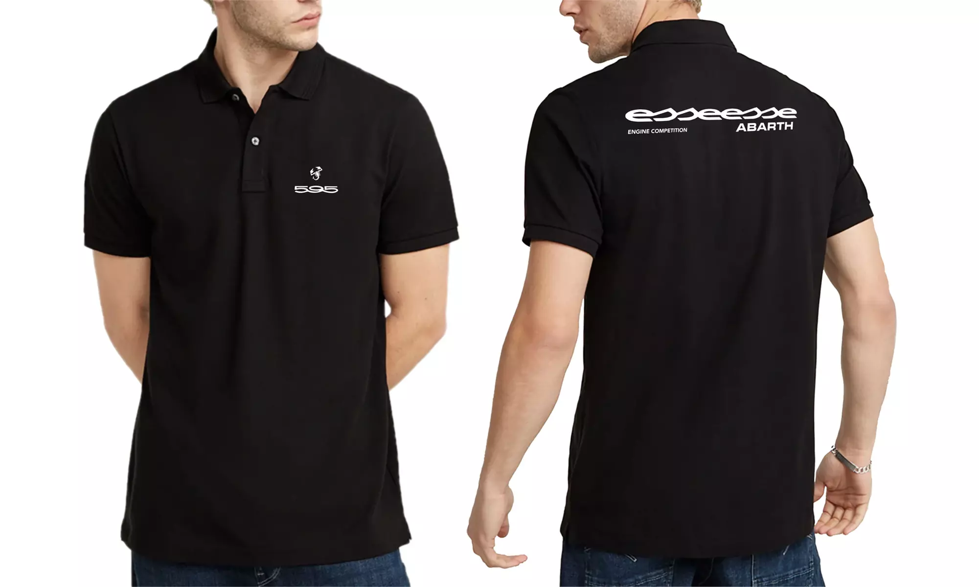 Abarth katoenen polo