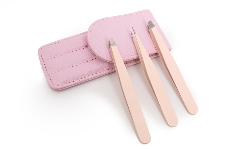 Image 13: Set de pinces à épiler 3 pièces
