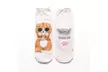 1x oder 5x Socken mit Katzen-Muster - Second Medium