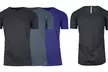 3-Pack Men's Short Sleeve Moisture-Wicking Wrinkle-Free Performance Tee (S-2XL) - Second Medium