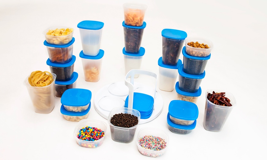 Image 1: Spin System with 24 Food Containers