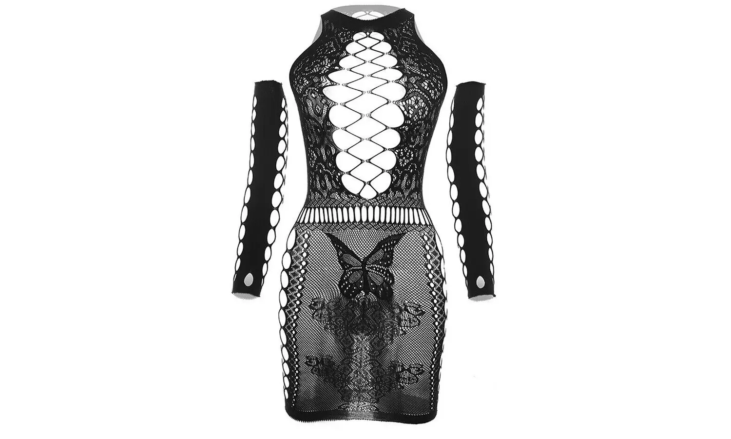 1 of 2 kanten babydoll bodysuits