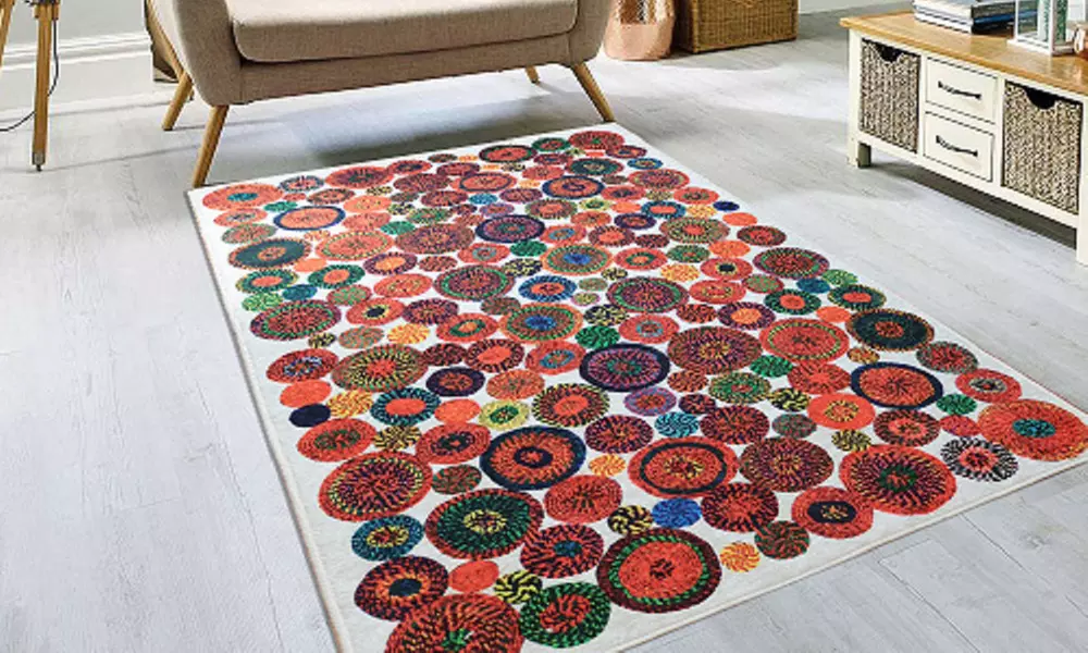 Tapis d'intérieur antidérapant et lavable en machine, motif et taille au choix - Primary Image