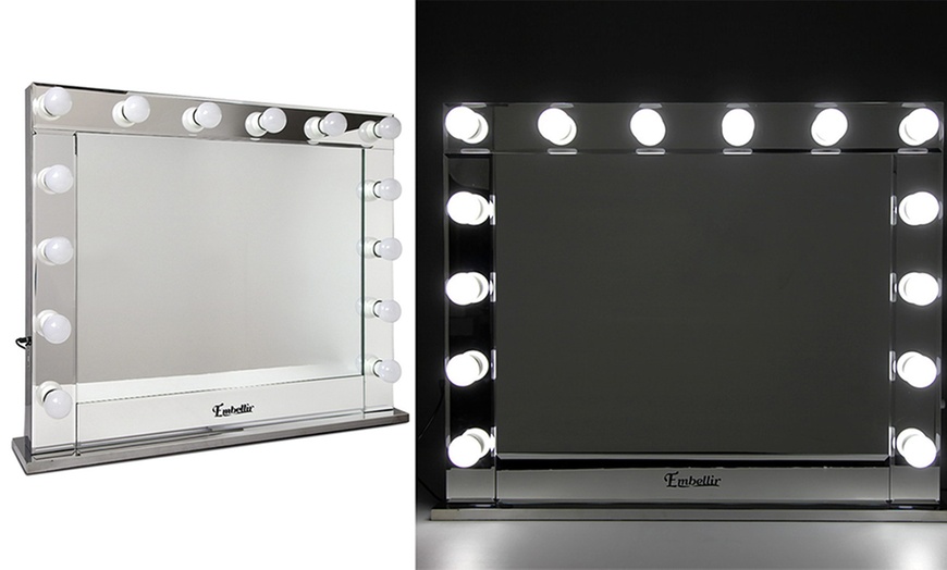 Image 4: Make-Up Mirror with LED lights