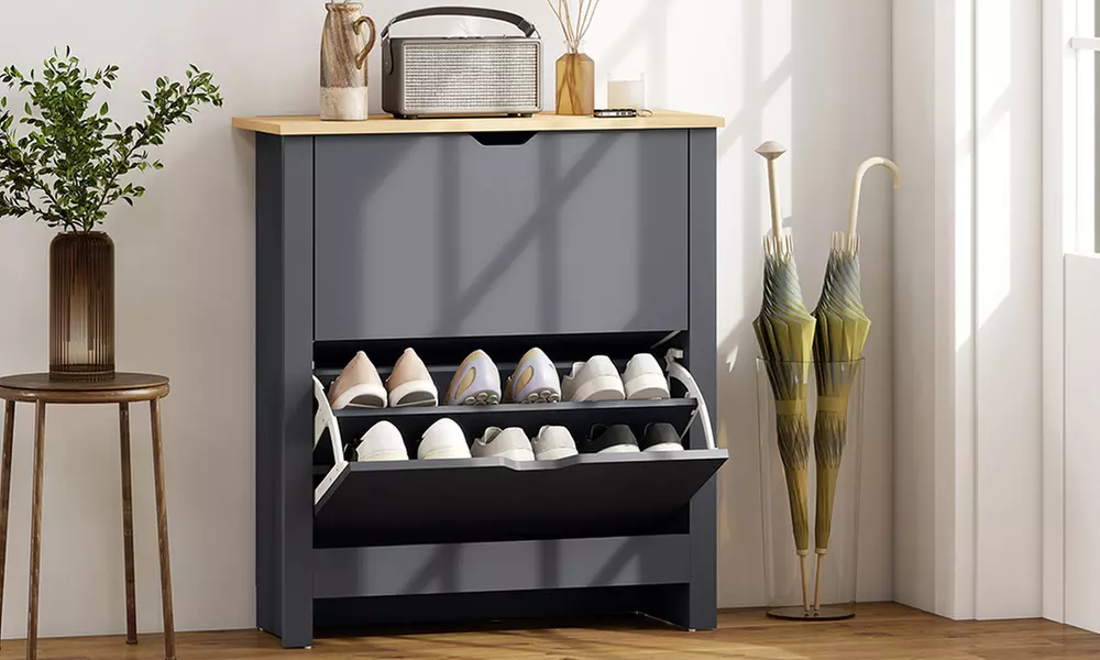HomCom Shoe Cabinets - Primary Image