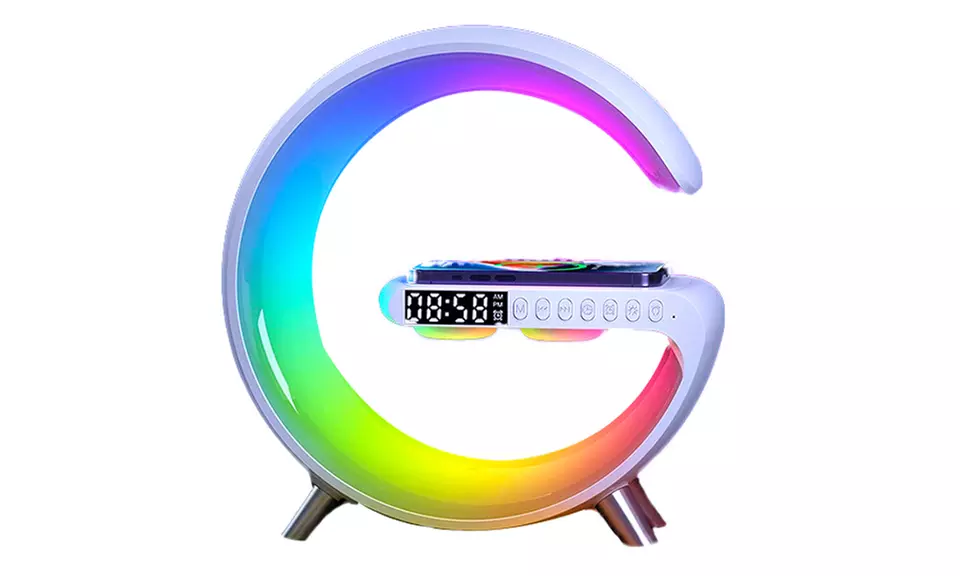 Réveil à haut-parleur Bluetooth avec fonction de charge sans fil