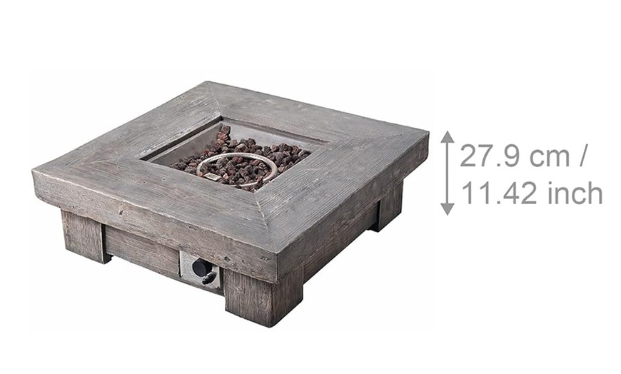 Image 7: Teamson Outdoor Fire Pit Table