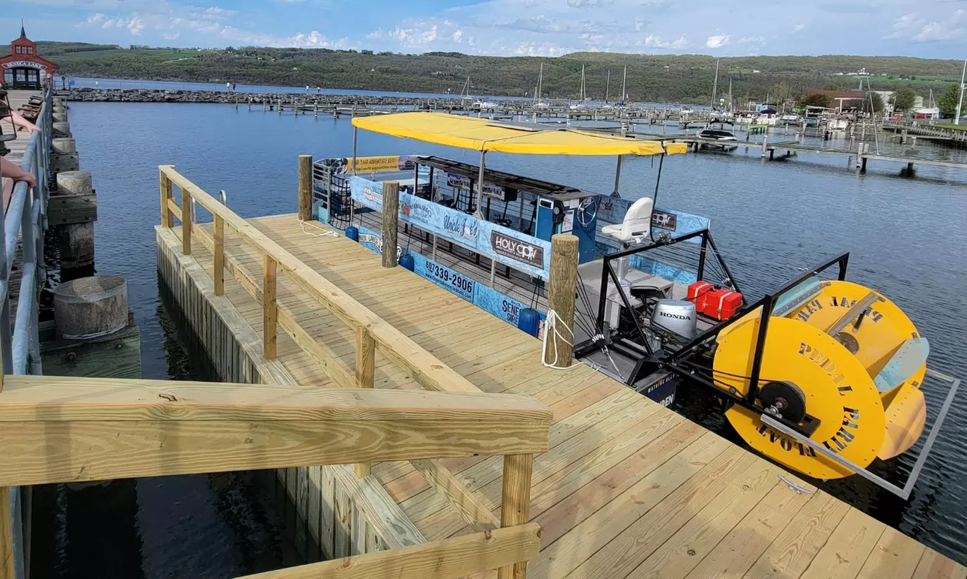 Unforgettable Memories Await at Seneca Lake Party Boat from Finger Lakes Cycle Boats (Up to 51% Off) - Primary Image