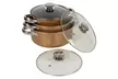 Eight-Piece Non-Stick Copper Cookware Set - Second Medium