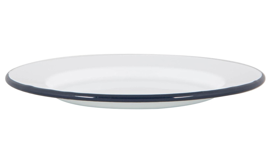 Image 7: Argon Tableware Enamel Dinner Plates