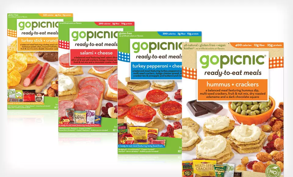 $36 for 12 GoPicnic Ready-to-Eat Meals ($59.88 List Price). Four Options Available. Free Shipping. - Primary Image