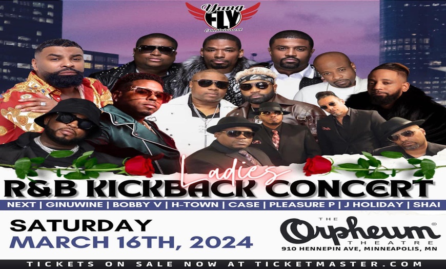 Ladies R&B Kickback Concert 3/16 Ladies R&B Kickback W/ NEXT