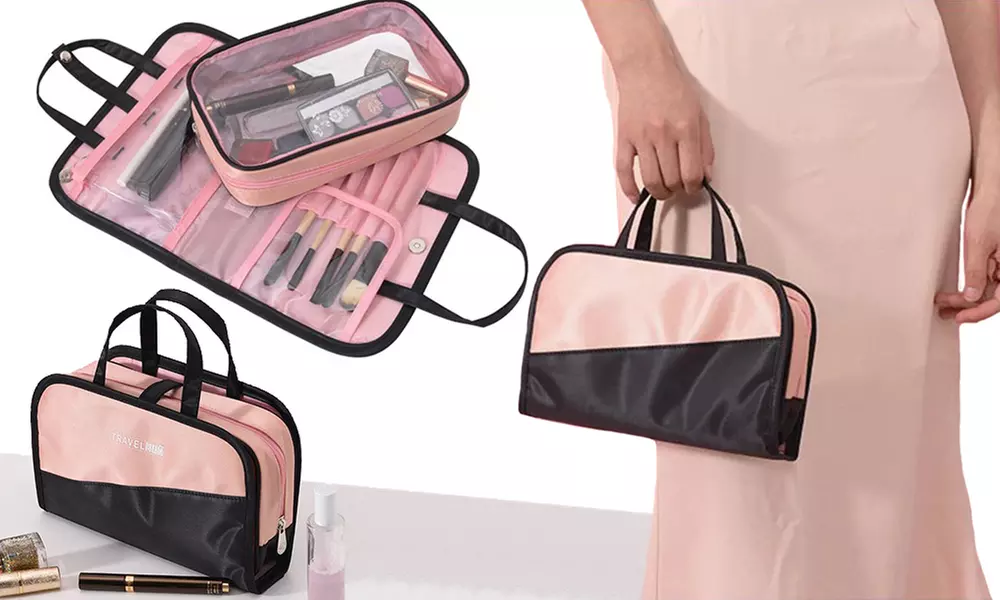 Trousse à maquillage 2 en 1, fonction sac à main - Primary Image