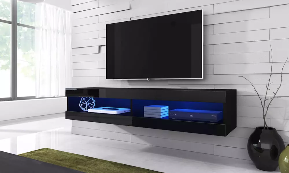 Floating TV Unit with LED Lights - Primary Image
