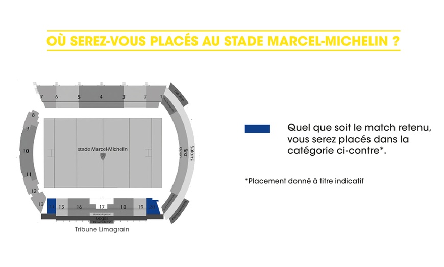 Image 5: Match de l'ASM Clermont Auvergne avec Tick'n'box