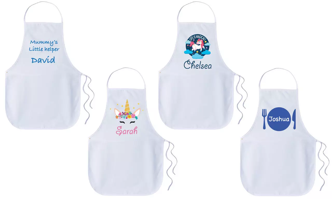 Little Chefs, Big Style: Kids Personalised Name Aprons from Decomatters (Up to 75% Off) - Image 5