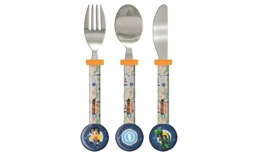 Image 7: Three-Piece Kids' Cutlery Set