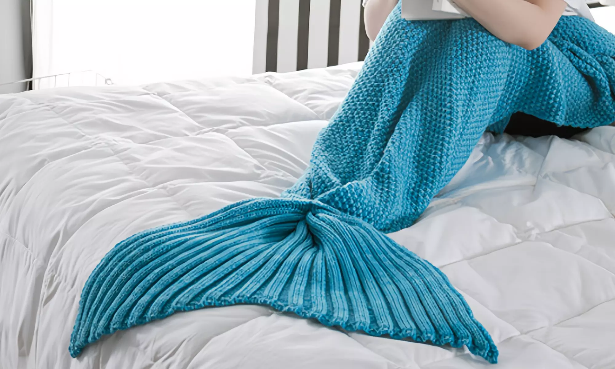 Meerjungfrauen-Häkeldecke