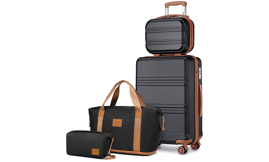 Image 2: 4 Piece Set of Travel Luggage: Designed for Effortless Travels