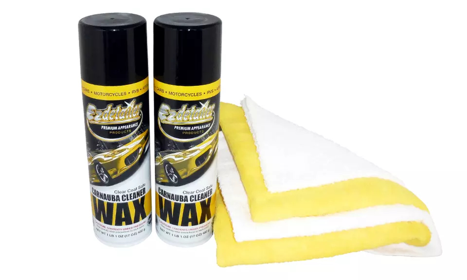 EZdetailer Carnauba Cleaner Wax Automotive Care Set (2- or 6-Pack) - Primary Image