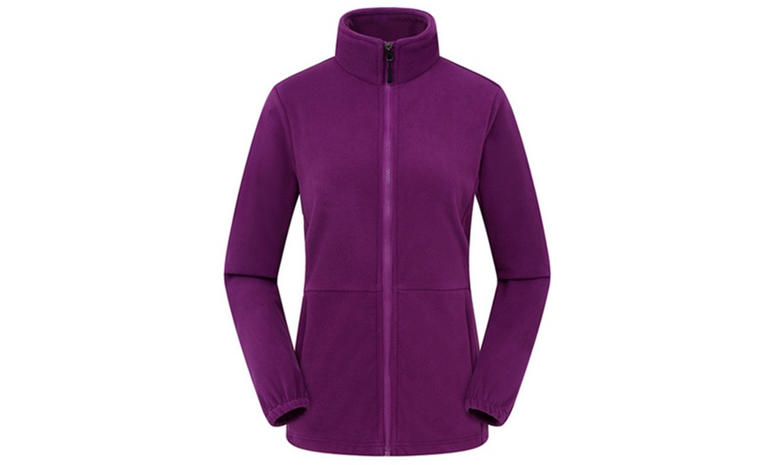 Image 6: Women's Zipped Polar Fleece Jacket