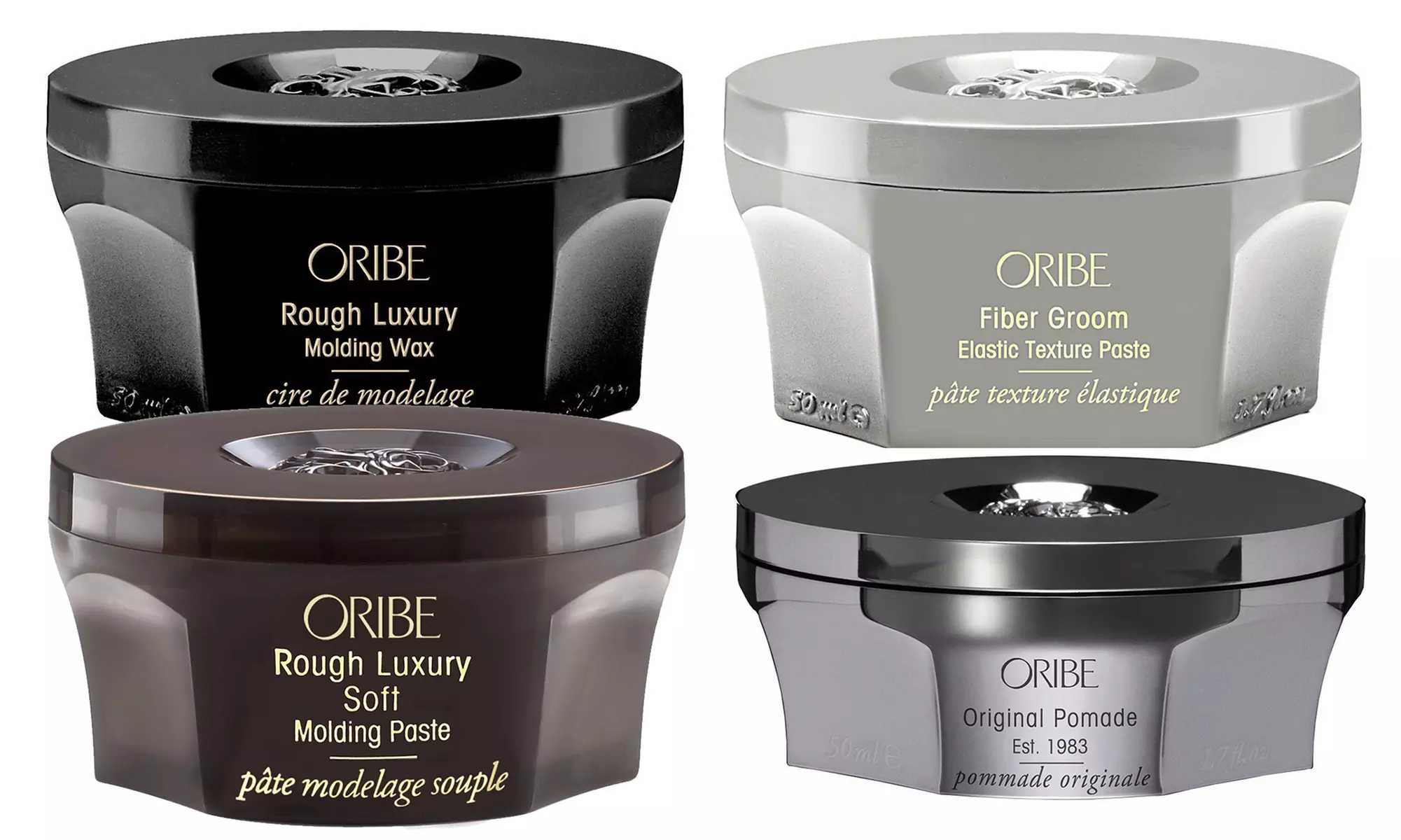 Oribe Texture Paste, Pomade, Molding Paste, or Wax for Men and Women (1.7 Oz. Each) - Primary Image