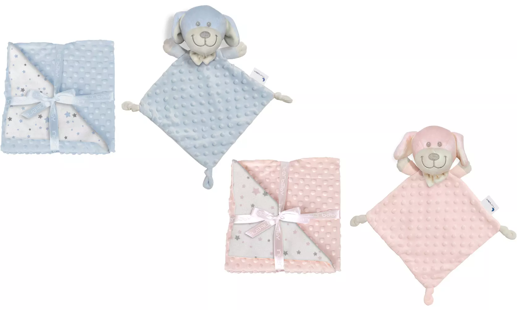 Coperta Interbaby con peluche Dou Dou, disponibile in 4 colori - Primary Image
