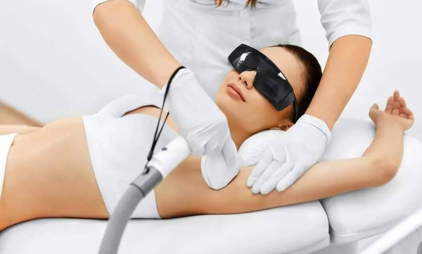 Image 1: Six Laser Hair Removal Sessions on One Small, Medium, or Large Area 