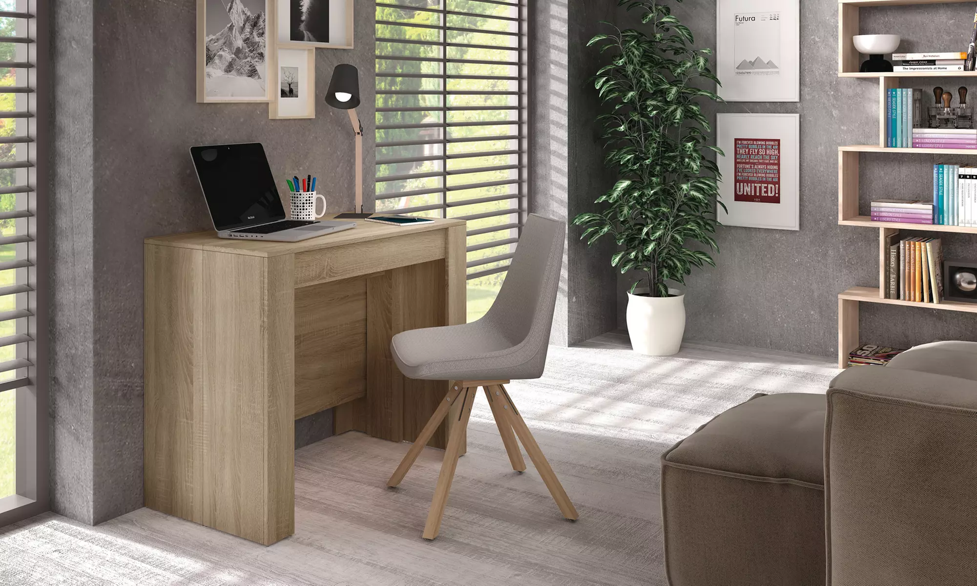 Ausziehbarer Konsolentisch „Prime"