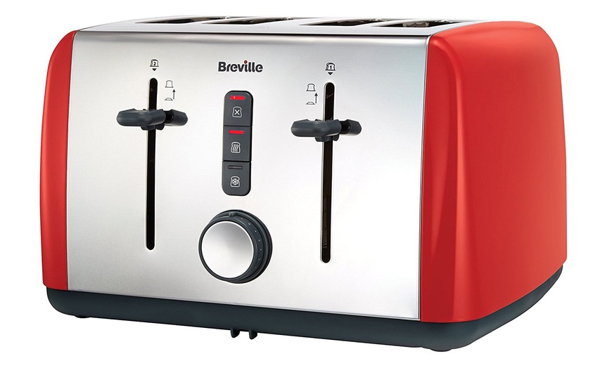 Image 3: Breville Four-Slice Toaster