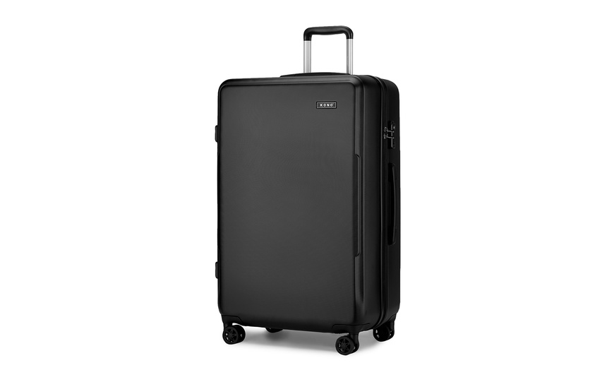 Image 18: One or Three Minimalist Design Hard Shell Luggage Set with TSA Lock 