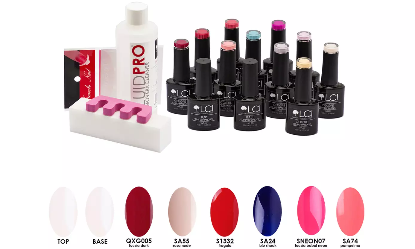 Kit lampada e smalti semipermanenti