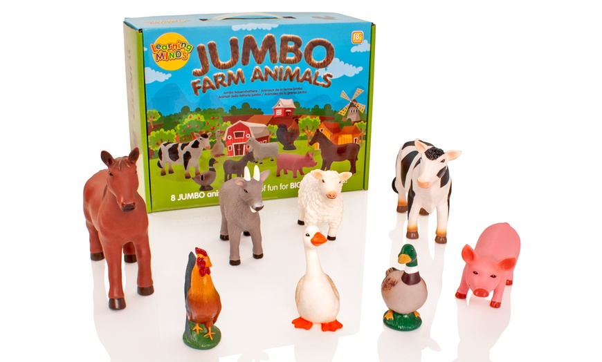 Image 3: Set of Eight Jumbo Farm Animals