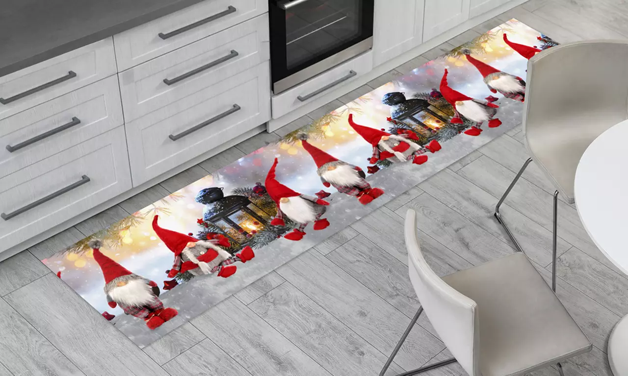 Passatoia digitale in stile natalizio