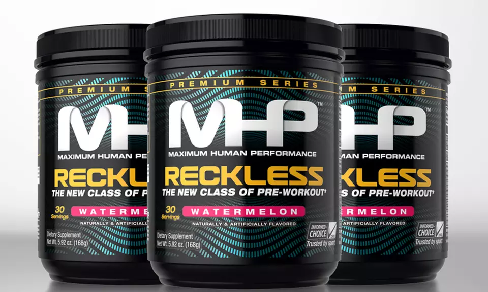 MHP Reckless Pre-Workout Supplement (1- or 3-Pack) - Primary Image